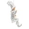 Kurt Adler 15-Inch Silver and White Kringle Klaus Elf Ornament